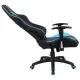 Игровое кресло  "GT Master GM-110", две подушки, экокожа, черное/голубое, 531928. Фото товара с разных ракурсов.