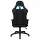 Игровое кресло  "GT Master GM-110", две подушки, экокожа, черное/голубое, 531928. Фото товара с разных ракурсов.
