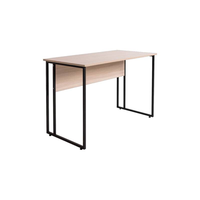 Стол  "SMART CD-019", 1180х600х770 мм, ЛОФТ, металл/ЛДСП ясень шимо светлый, каркас черный, 641947 главное фото