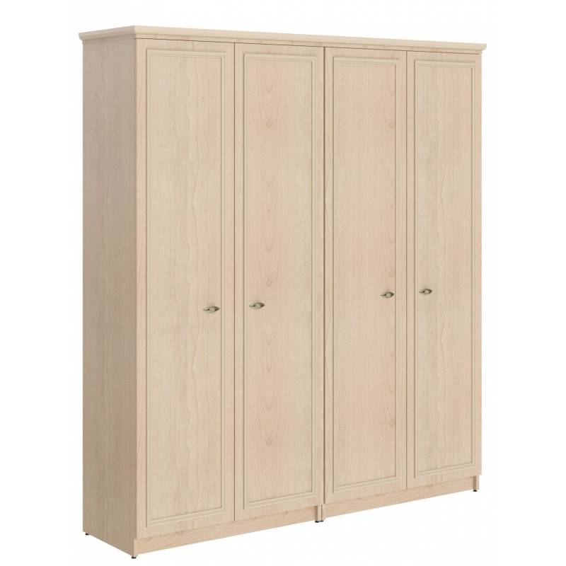 Шкаф высокий 2-х секционный с глухими дверьми RHC 180.1 Бук Тиара 1808х466х2023 главное фото